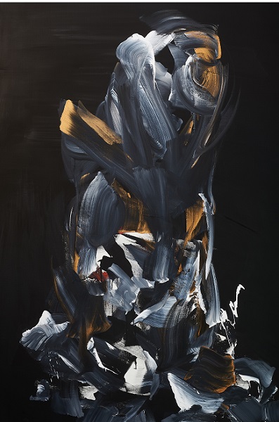 Untitled, 2021, Acrylic on Canvas, 194x112cm